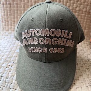 Automobili Lamborghini Green Cap NWT